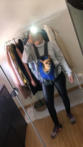 Customer photo review of Pet.Zip™ - Pet Backpack Carrier