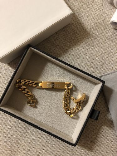 Customer photo review of 8mm Stainless Steel Cuban Link Engravable ID Bracelet