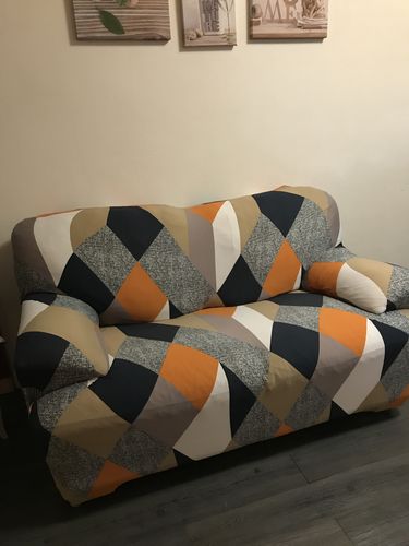 Customer photo review of Modern - Housses Extensibles de Fauteuil et Canapé - La Maison des Housses