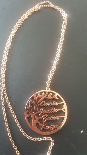 Customer photo review of Mon meilleur cadeau ©  : Collier Arbre de Vie Unisex Personnalisé