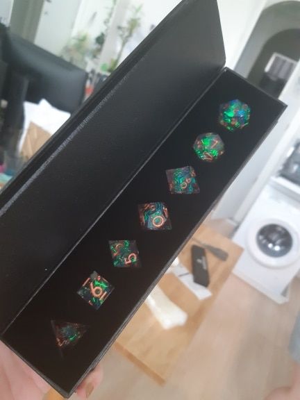 Customer photo review of Supernova Remnant - Dice Set