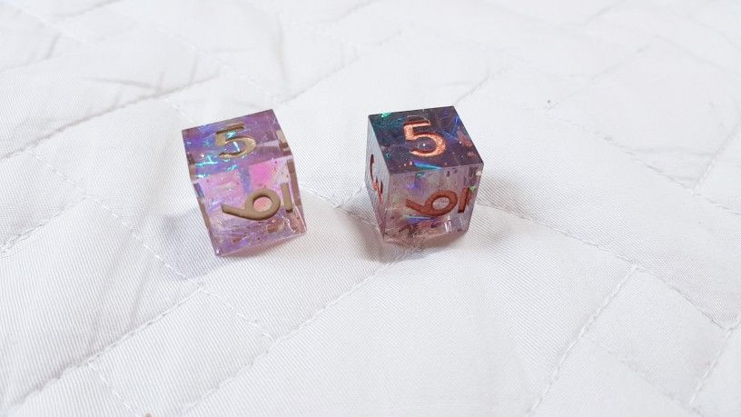 Customer photo review of Supernova Remnant - Dice Set