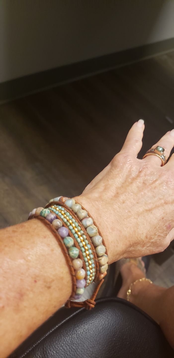 Customer photo review of Chakra Energy Bracelet