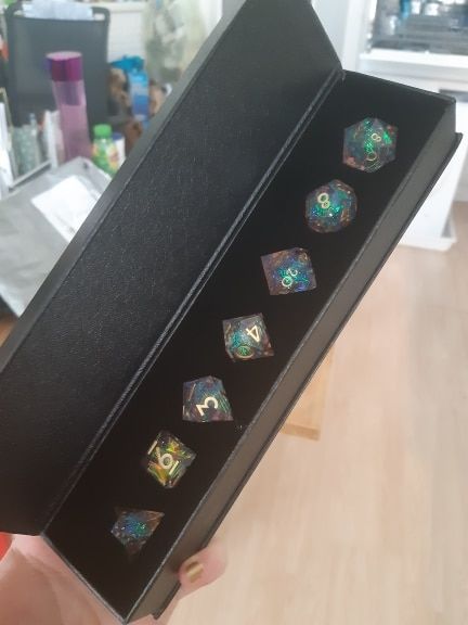 Customer photo review of Supernova Remnant - Dice Set