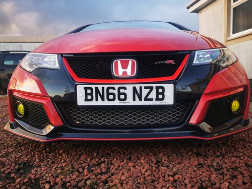 Customer photo review of Honda Civic Type R FK2 Fog Light Armour