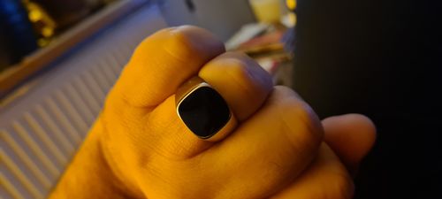 Customer photo review of BLACK TOP SQUARE RING