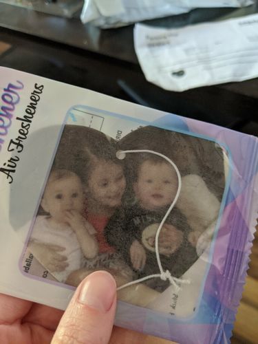 Customer photo review of Heart Air Freshener