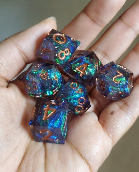 Customer photo review of Supernova Remnant - Dice Set