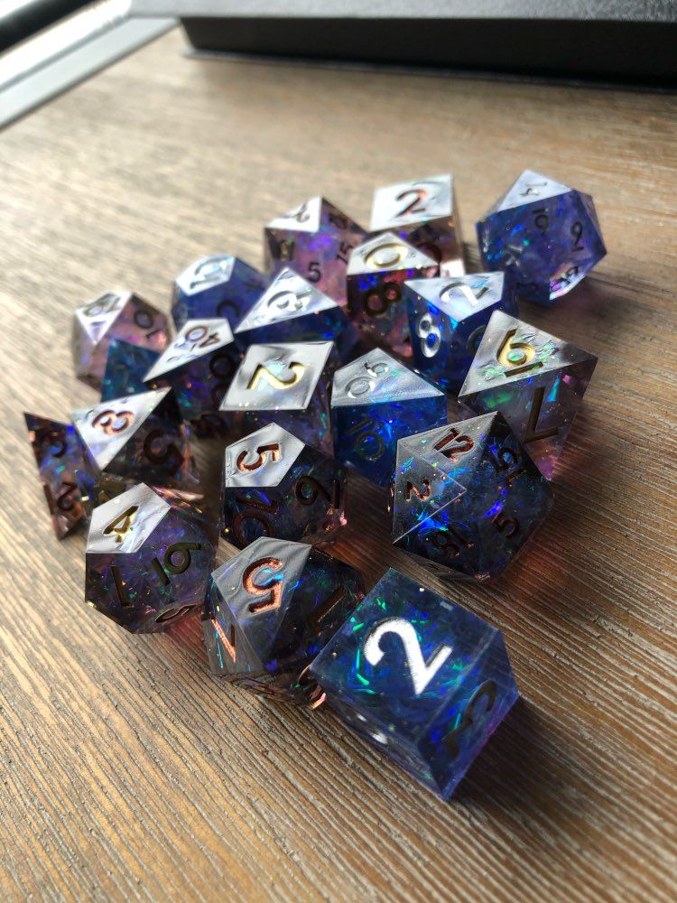Customer photo review of Supernova Remnant - Dice Set