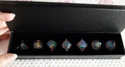Customer photo review of Supernova Remnant - Dice Set