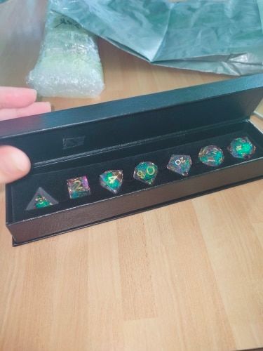 Customer photo review of Supernova Remnant - Dice Set
