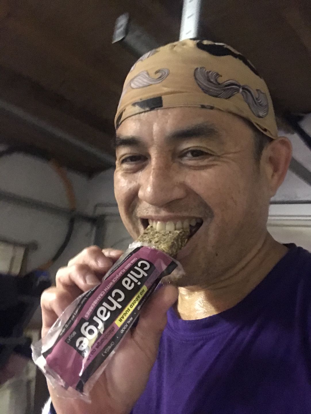 Customer photo review of Chia Seed Energy Flapjacks 80g 23 bars in a box   Salted Caramel, Banana, Berry No Added Sugar, Original Sea Salt