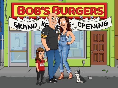 Customer photo review of Personalized Bob’s Burgers Custom Portrait
