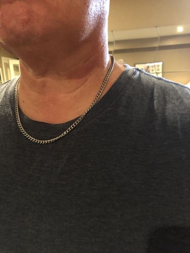 Customer photo review of Cuban (Silver) 4mm