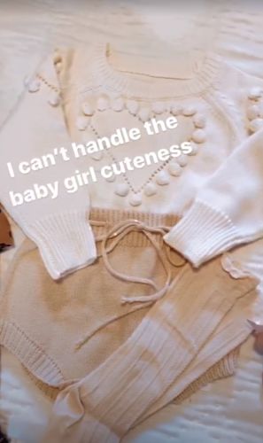 Customer photo review of Knit heart jumpsuit