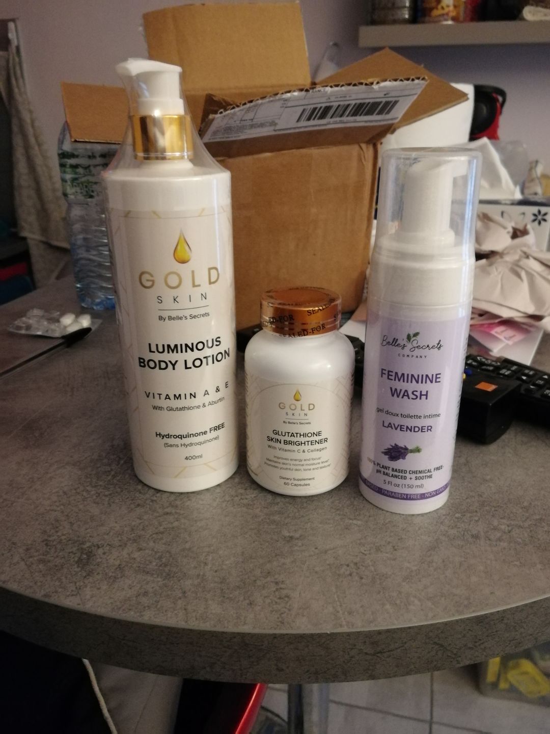 Customer photo review of Belle's Calming Lavender Wash