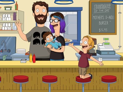 Customer photo review of Personalized Bob’s Burgers Custom Portrait