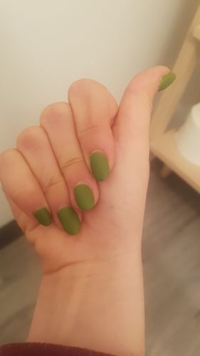 Customer photo review of Matte Top Coat 10ML