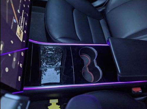 Customer photo review of *PRE-ORDER* Neon Light Tubes (LED) with App for Tesla Model 3 & Y