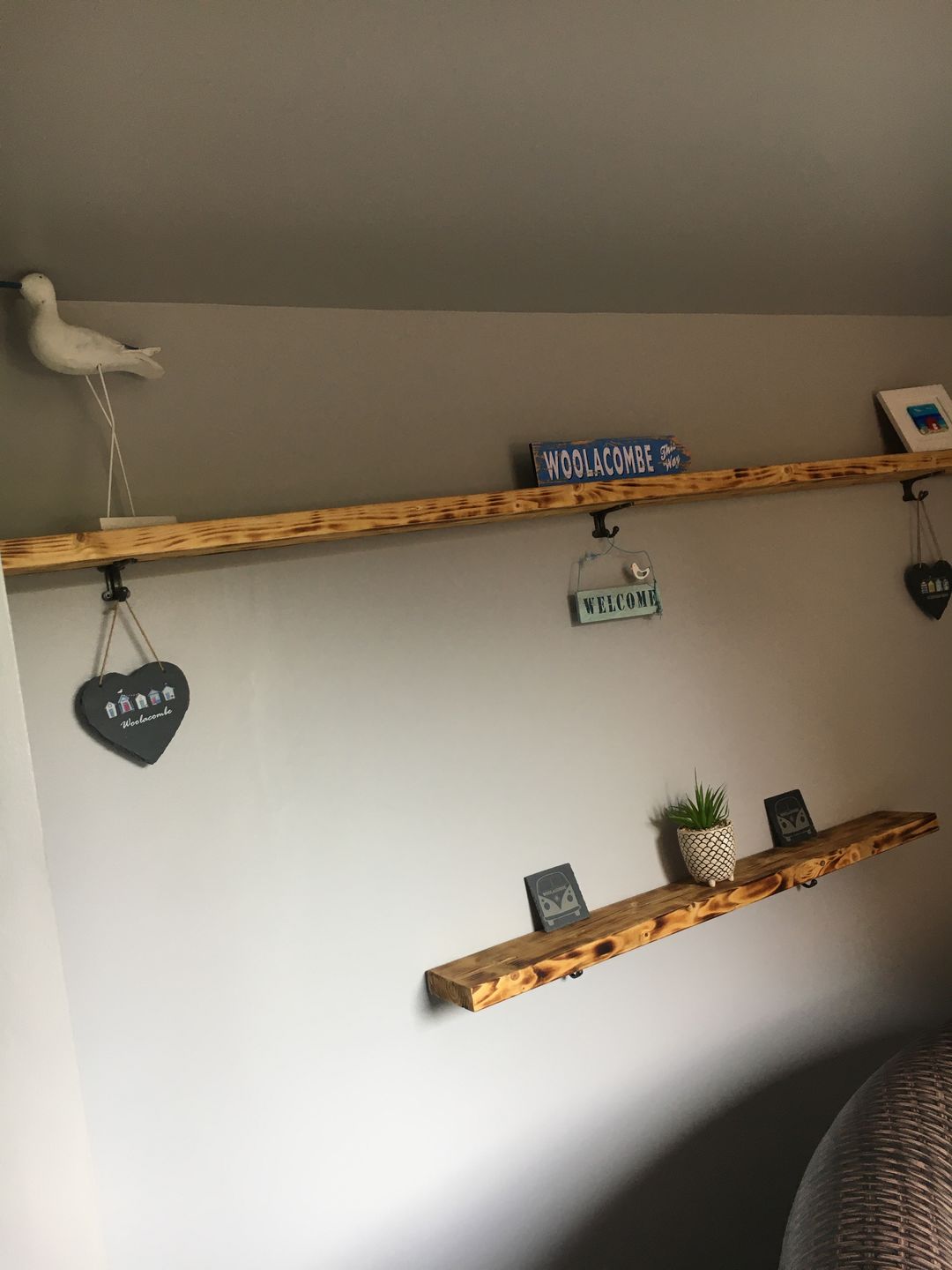 Customer photo review of 4 Inch Chiltern Cast Iron Shelf Bracket