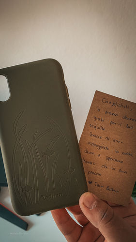 Customer photo review of Eco Friendly iPhone XR Phone Case - Seagrass in Olive Green