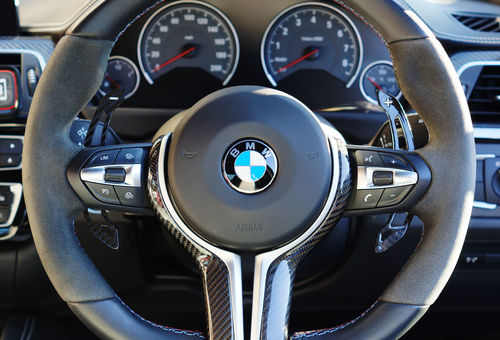 Customer photo review of SHFT PD1 BMW F Series Automatic Paddle Shifters In Gloss/Matte Carbon Fibre