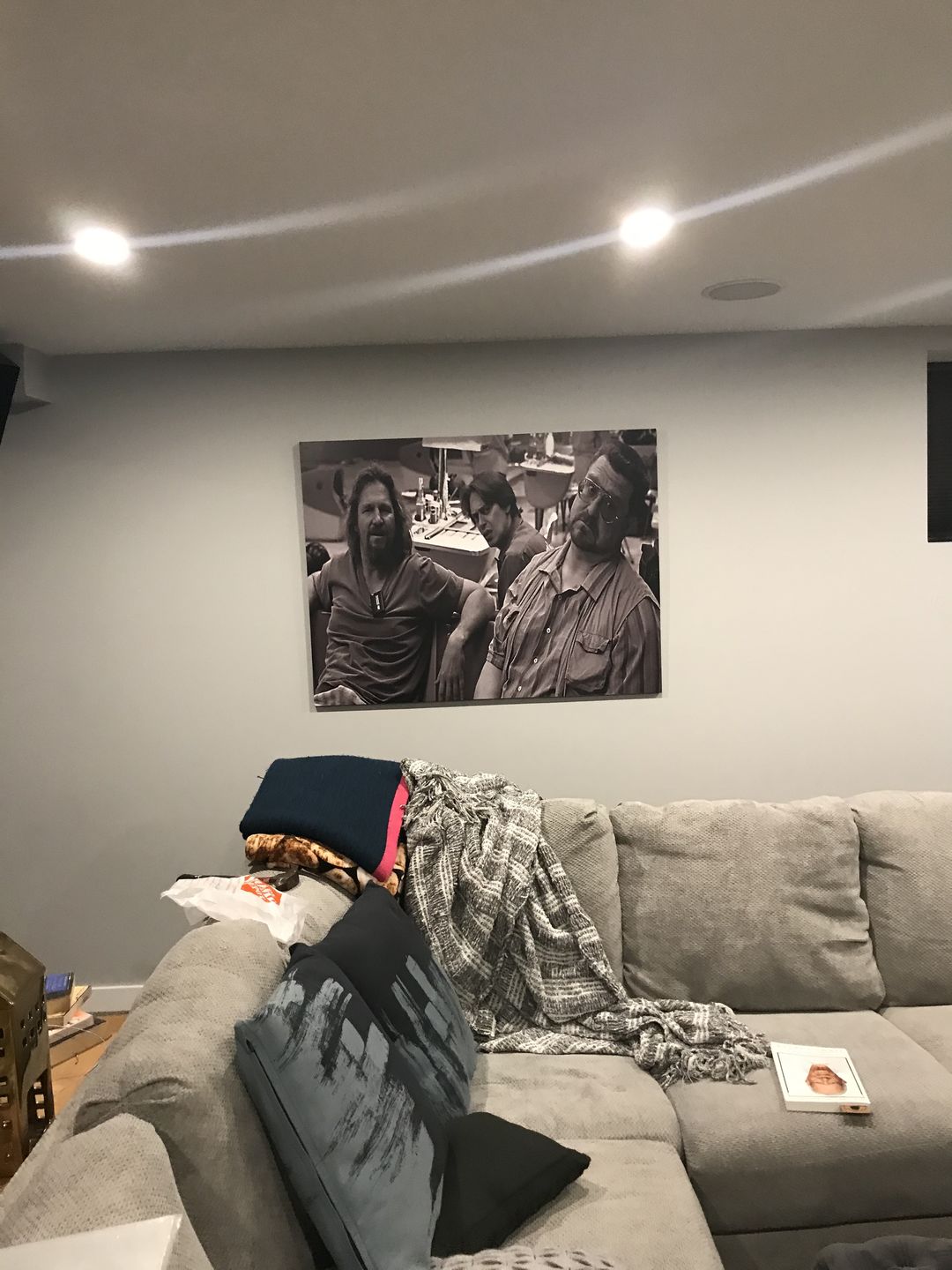 Customer photo review of The Big Lebowski Wall Art