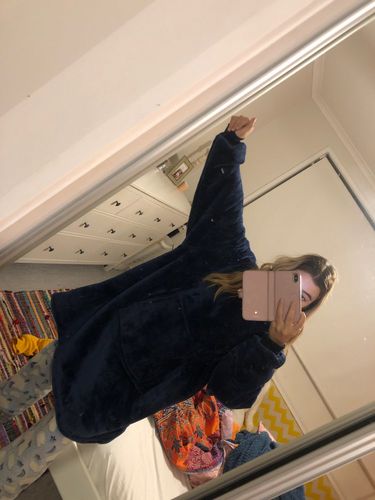 Customer photo review of Pull Sweat Plaid Taille Unique - Homme & Femme Intérieur Polaire