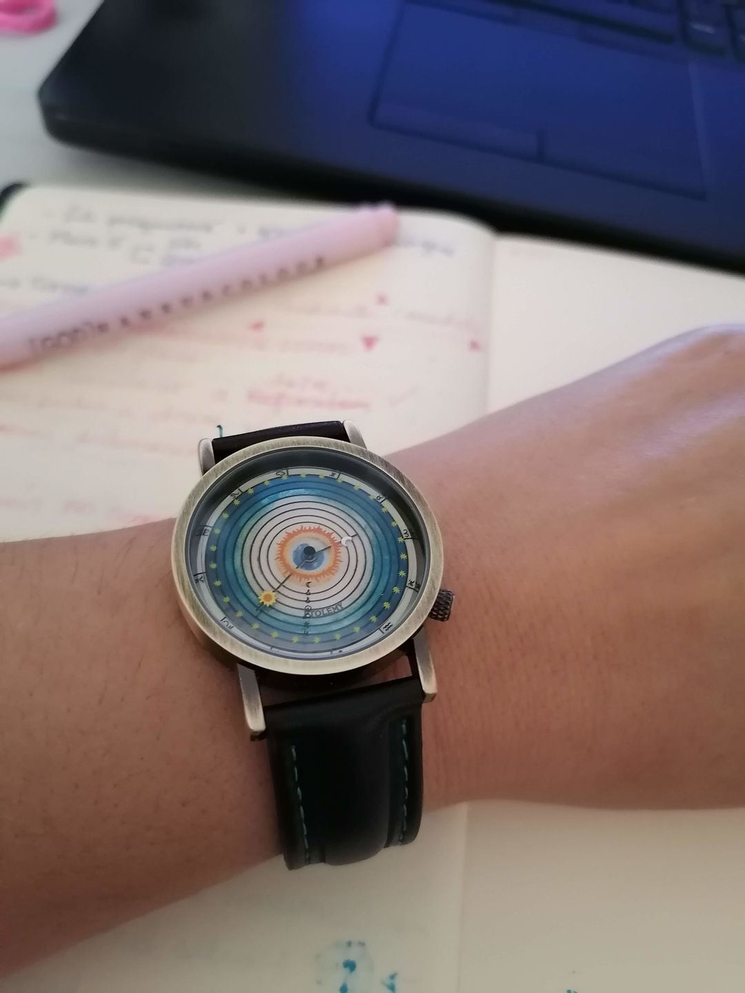 Customer photo review of Reloj Análogo Philosophers Guild Sistema de Ptolomeo 33mm