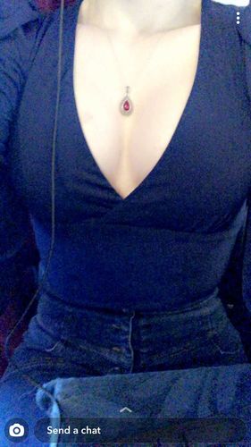 Customer photo review of Bishop Blouse in Navy