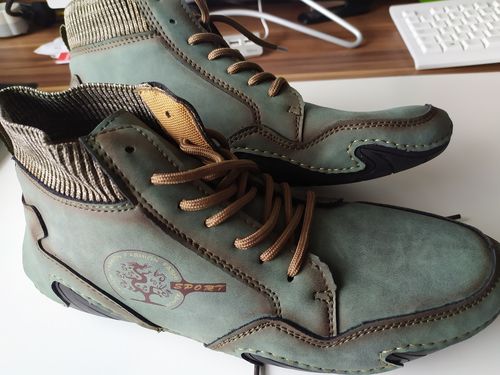 Customer photo review of Winter Fur Super Warm Snow Boots