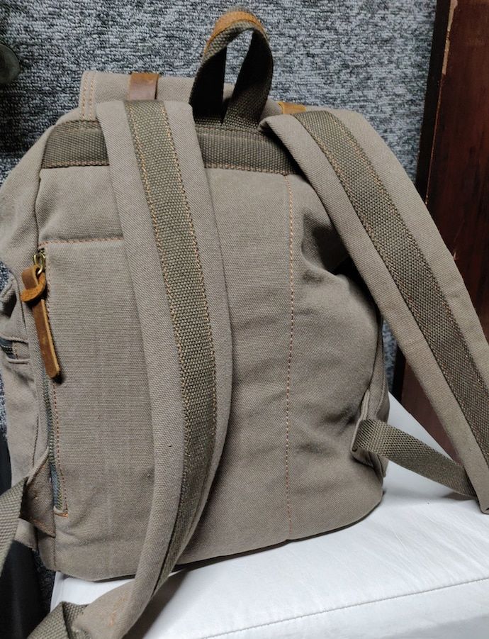 Customer photo review of Sac à dos vintage - VINSON