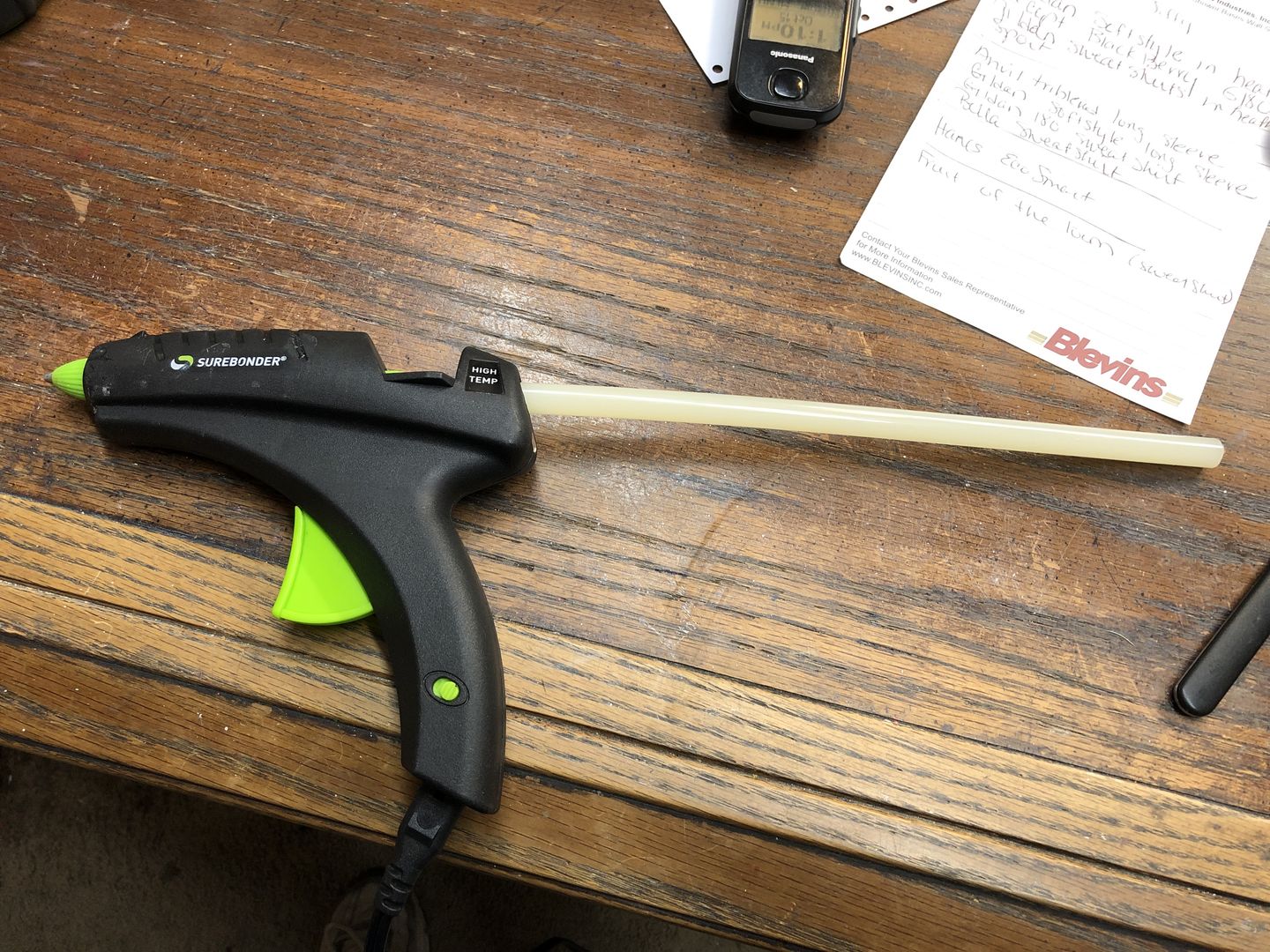 Customer photo review of Industrial Glue Sticks (1 pound)