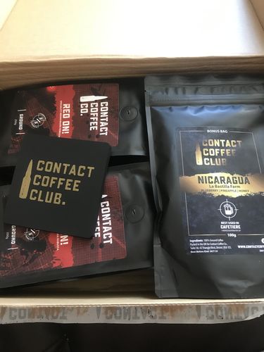 Customer photo review of Contact Coffee Club