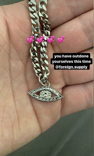 Customer photo review of evil eye