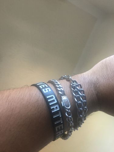 Customer photo review of Cuban Bracelet (Silver) 8mm