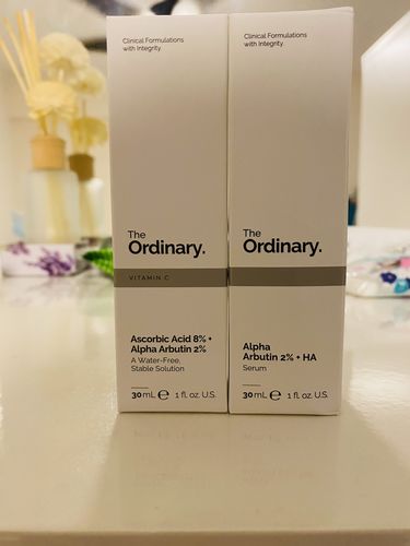 Customer photo review of Ascorbic Acid 8% + Alpha Arbutin 2%