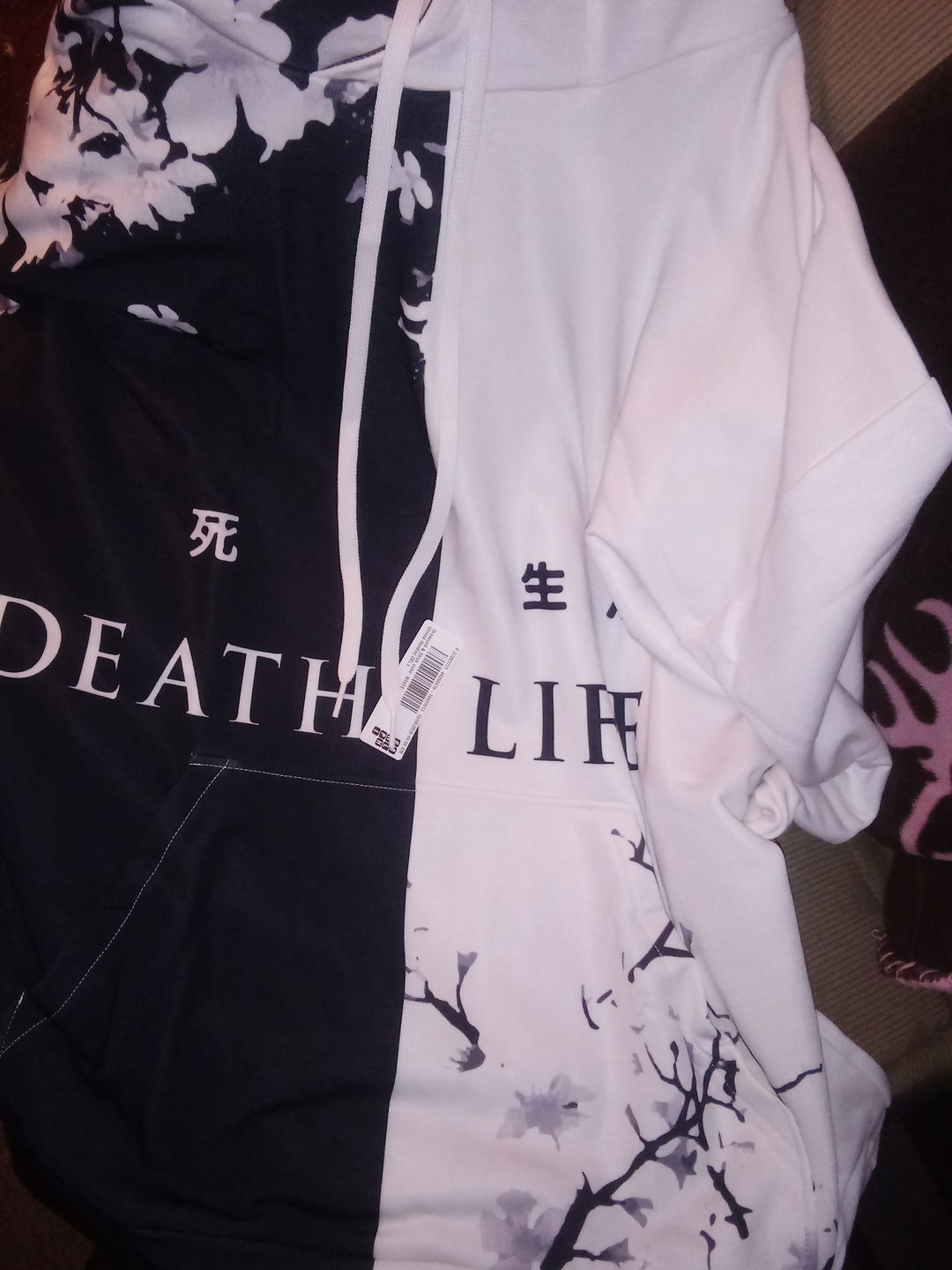 Customer photo review of Death & Life Hoodie