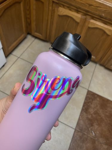 Customer photo review of Mermaid Wax® Logos & Product Stickers