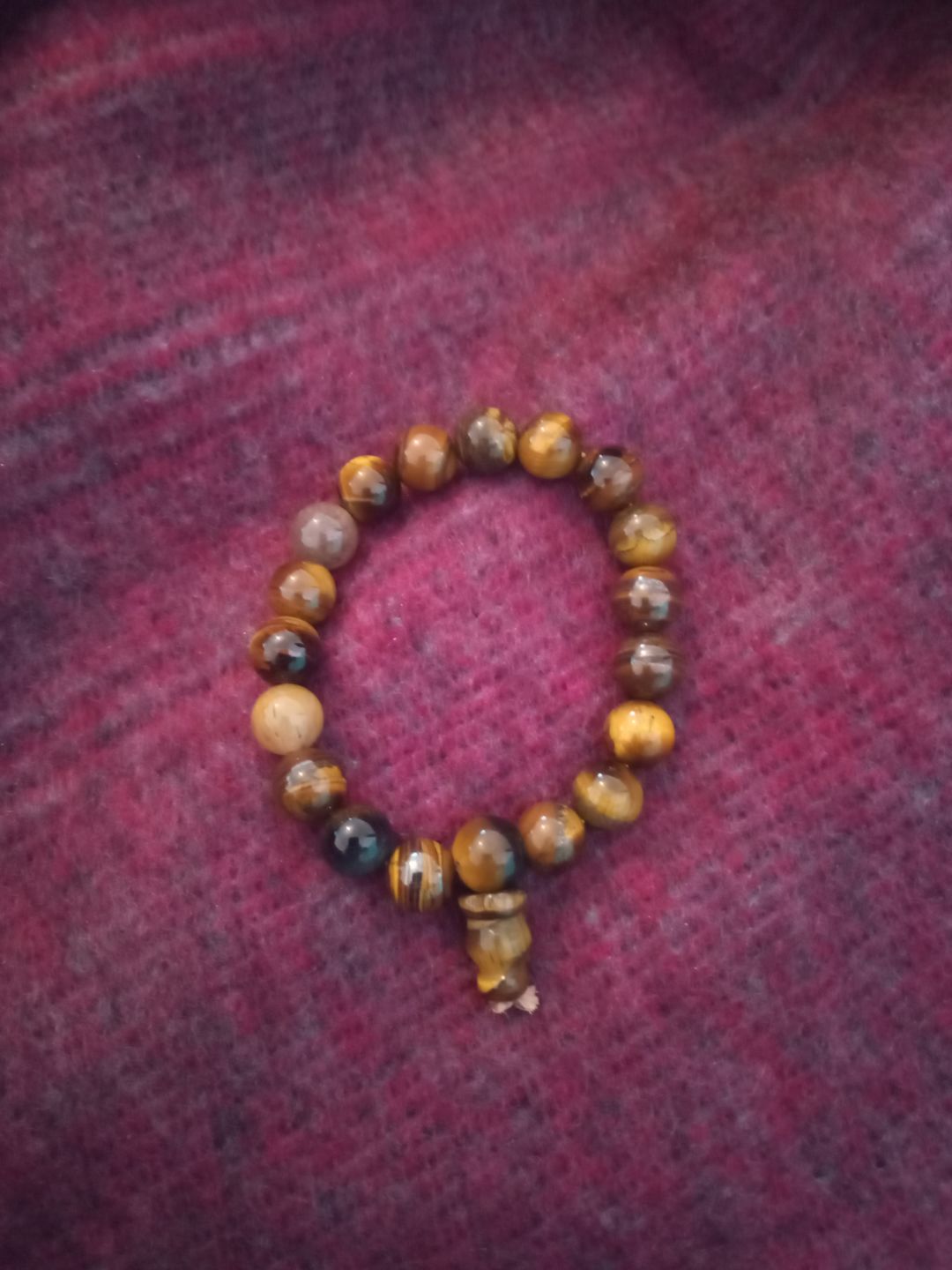 Customer photo review of Bracelet Tibétain | Œil de Tigre | 10mm