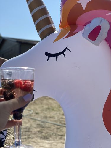 Customer photo review of CHAMPAGNE ROSE GOLD PRISM POWDER®