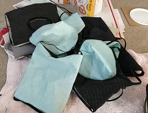 Customer photo review of Black Elastic - 20 Pieces (10 Masks)