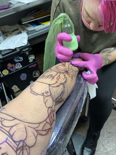 Customer photo review of Signature Tattoo Numbing Cream