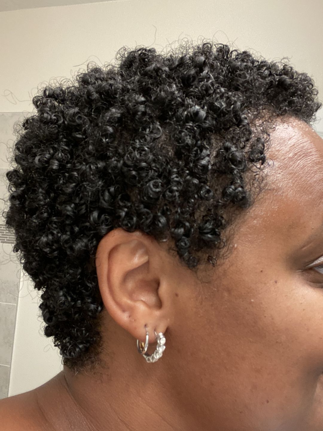 Customer photo review of Curly Hair Moisturizer with Organic Avocado Oil and Organic Jojoba Oil with Lavender Fragrance