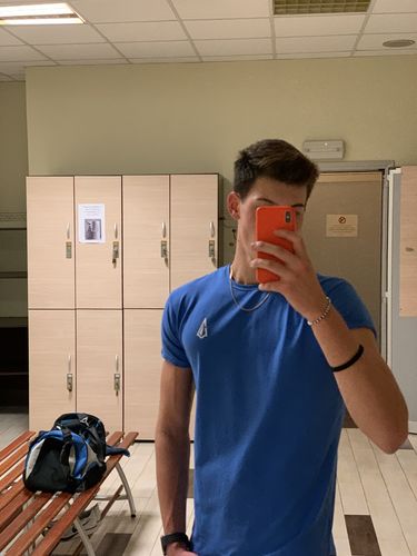 Customer photo review of BREATHE PERFORMANCE SHIRT (OCEAN BLUE)