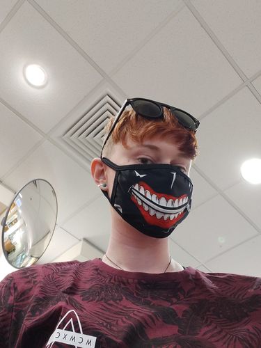 Customer photo review of Tokyo Ghoul - Ken Kaneki Facemask