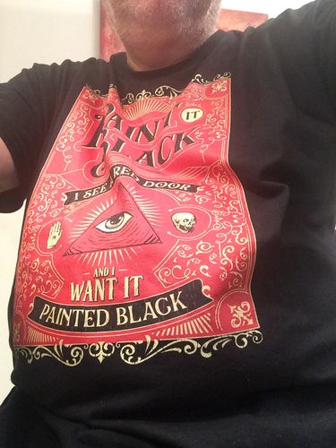 Customer photo review of The Rolling Stones - Paint It, Black! - Men's T-Shirt