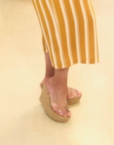 Customer photo review of Plataforma Miriam Transparente