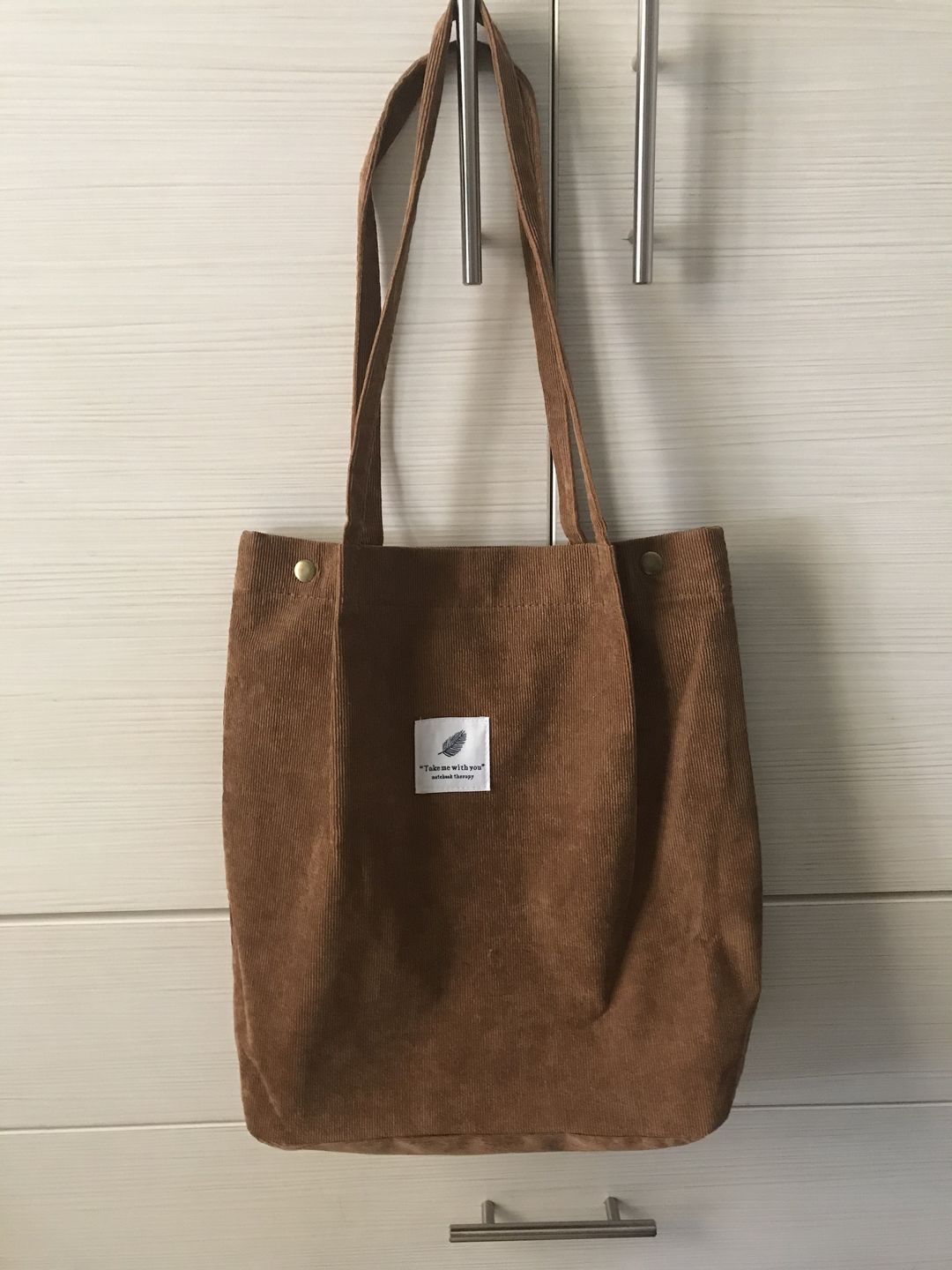 Customer photo review of Cord Tote Bag
