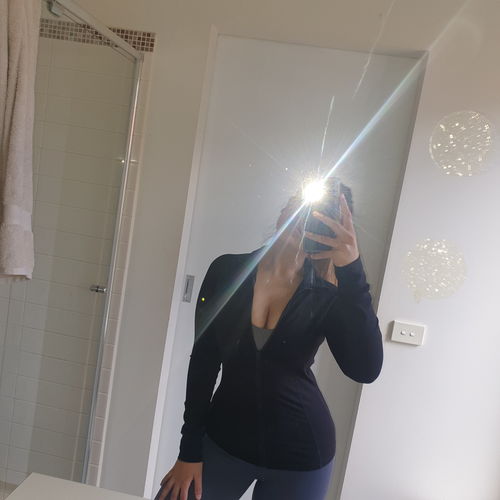 Customer photo review of Luxe Fitted Jacket